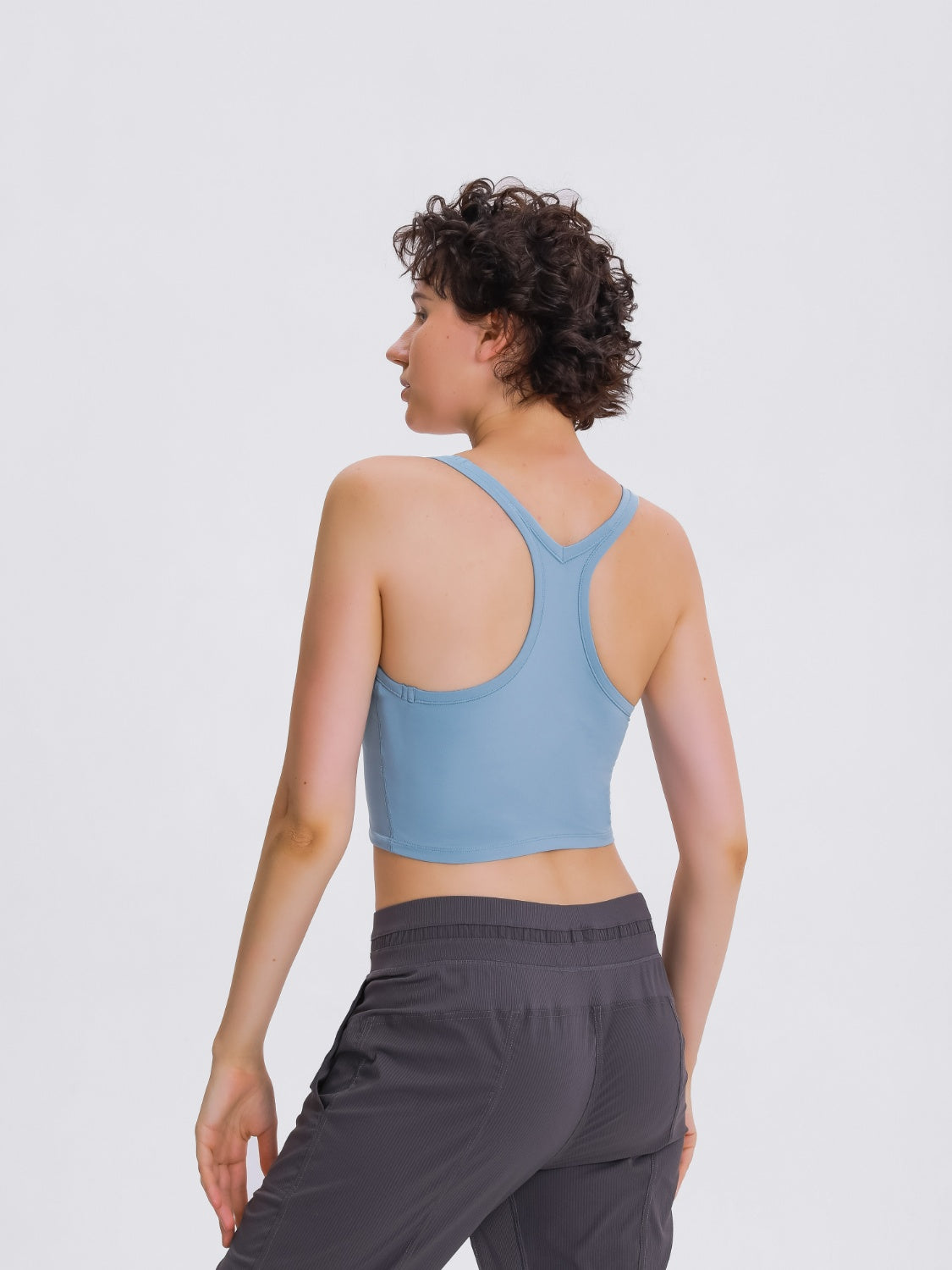 Millennia Scoop Neck Cropped Tank Top