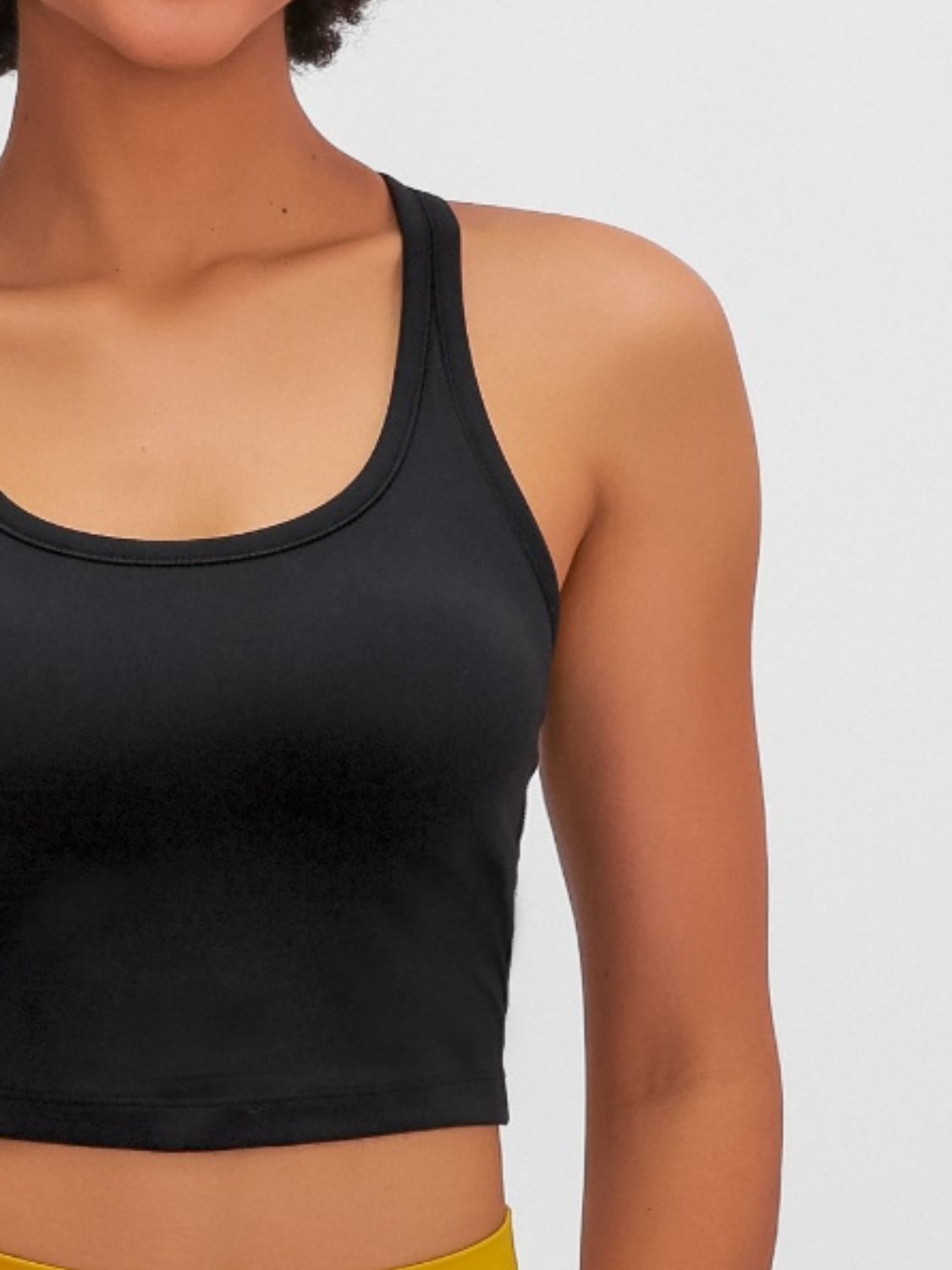 Millennia Scoop Neck Cropped Tank Top