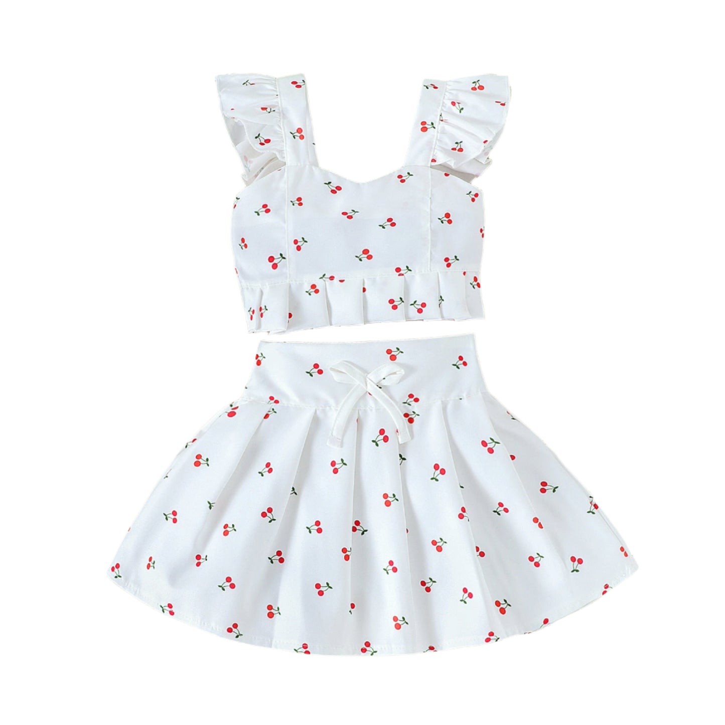 Baby Girl's Pleated Dress 2pcs set