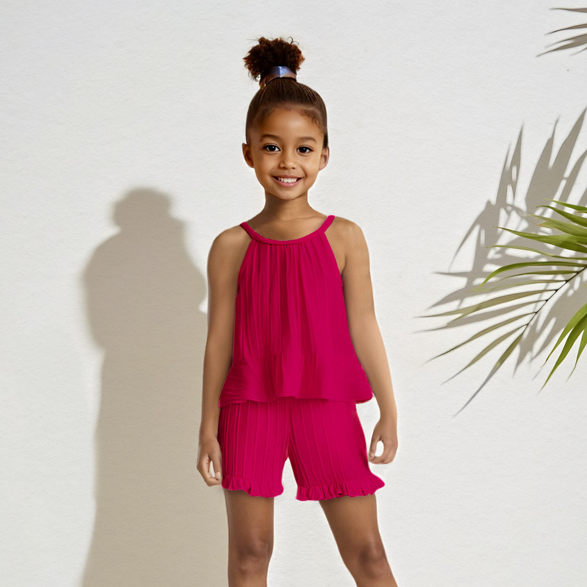 Girl's Textured Outfit 2pcs set