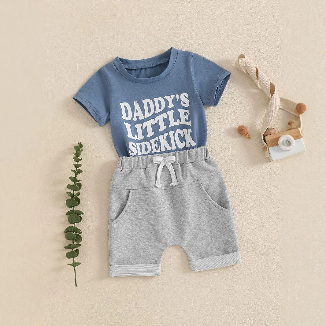 Daddy's Little Sidekick Outfit 2pcs set
