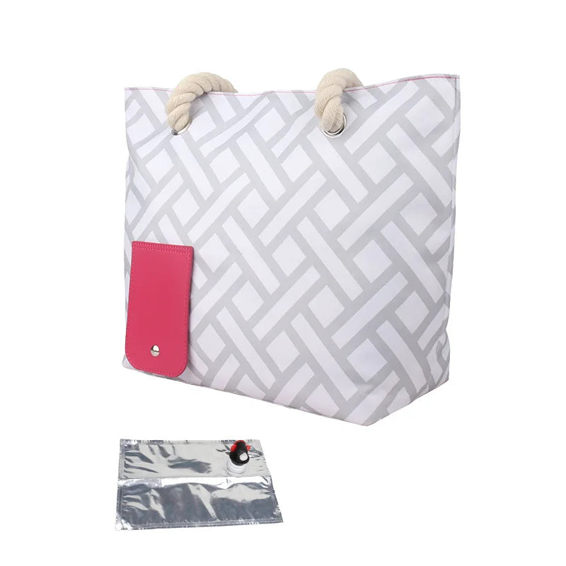 Beach Wine Cooler Tote