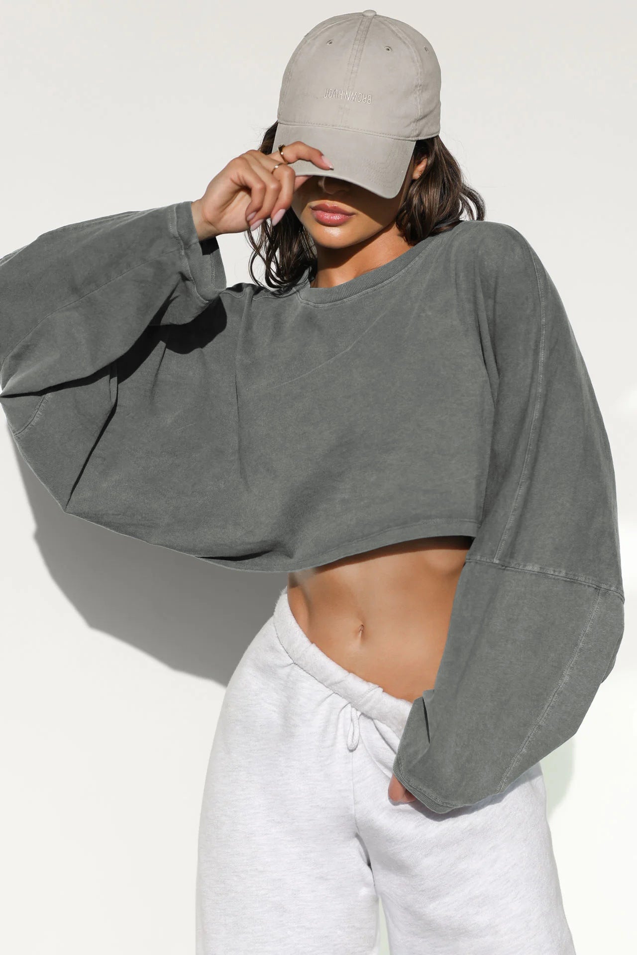 Women's Oversized Crop Shirt