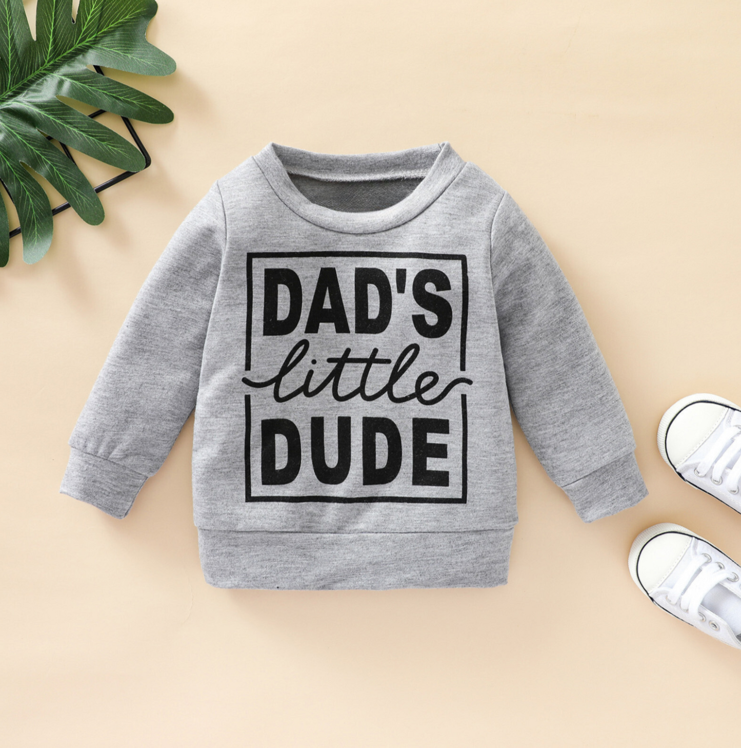 Dad's Little Dude Sweatshirt