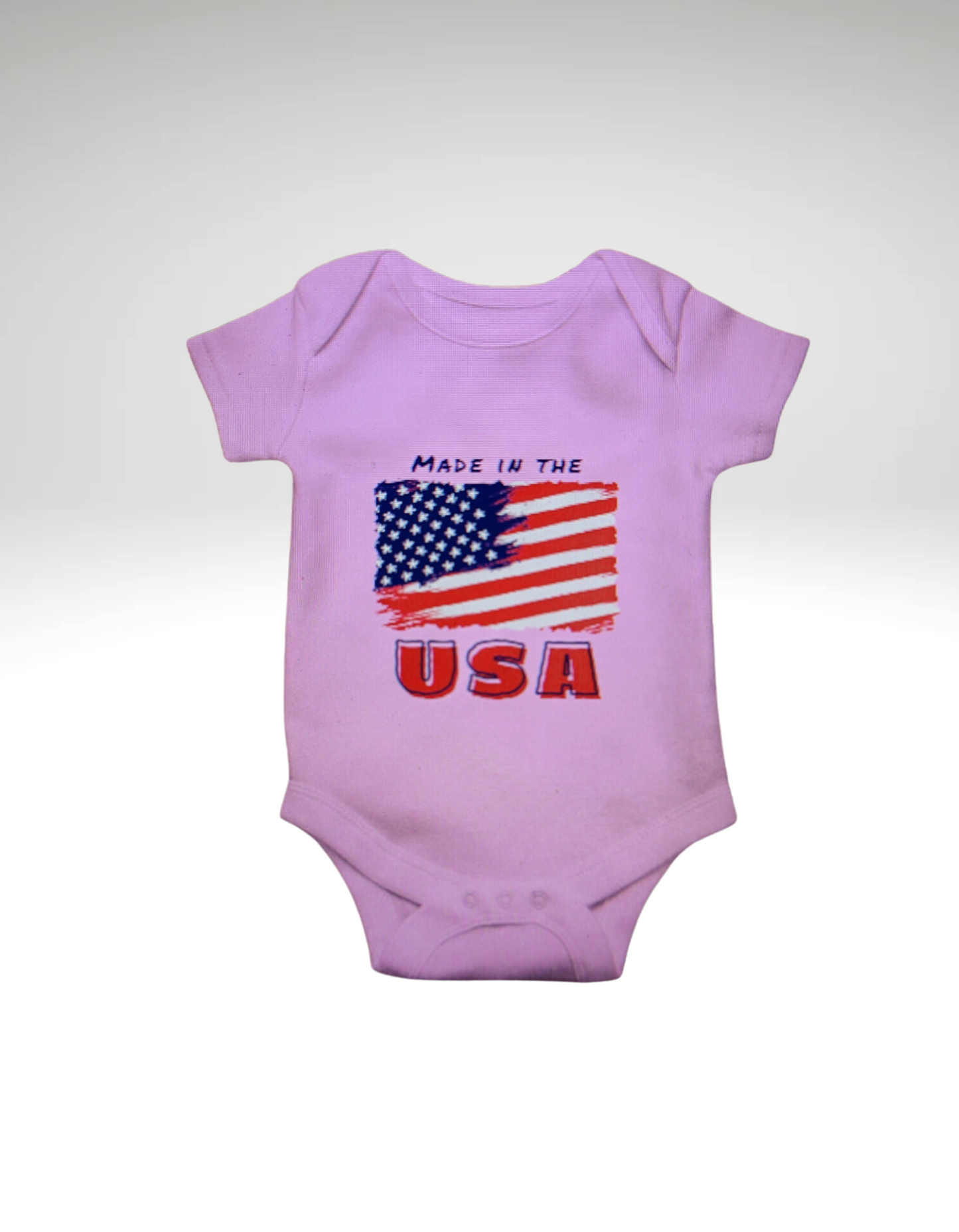 Baby Made In The USA Onesie