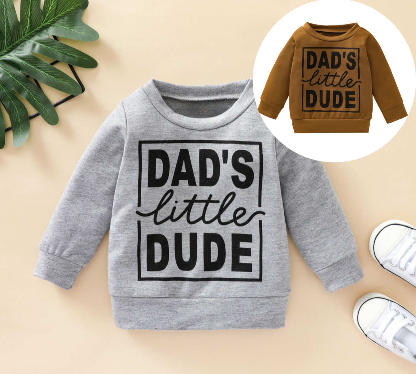 Dad's Little Dude Sweatshirt