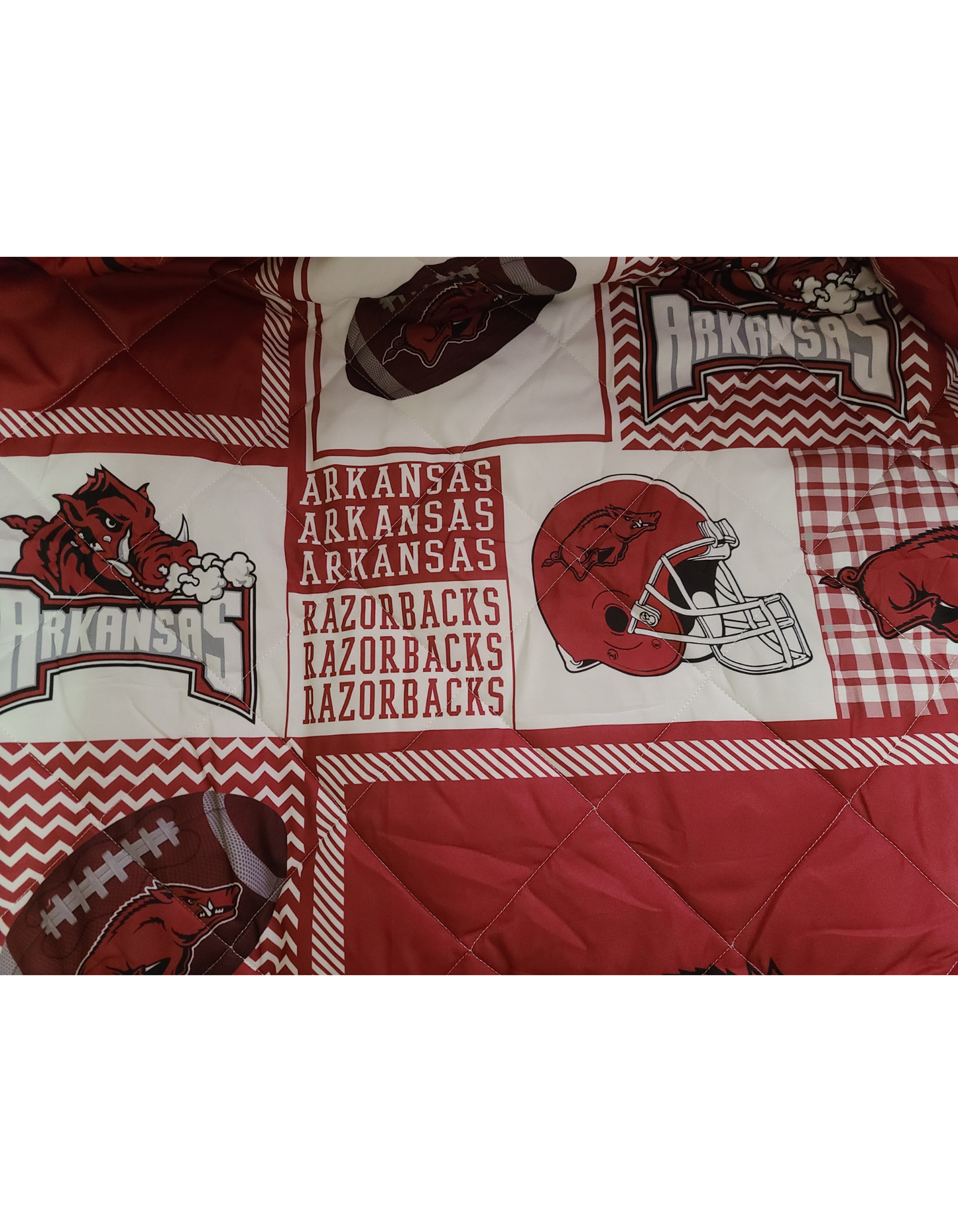 Baby Razorback Football Blanket