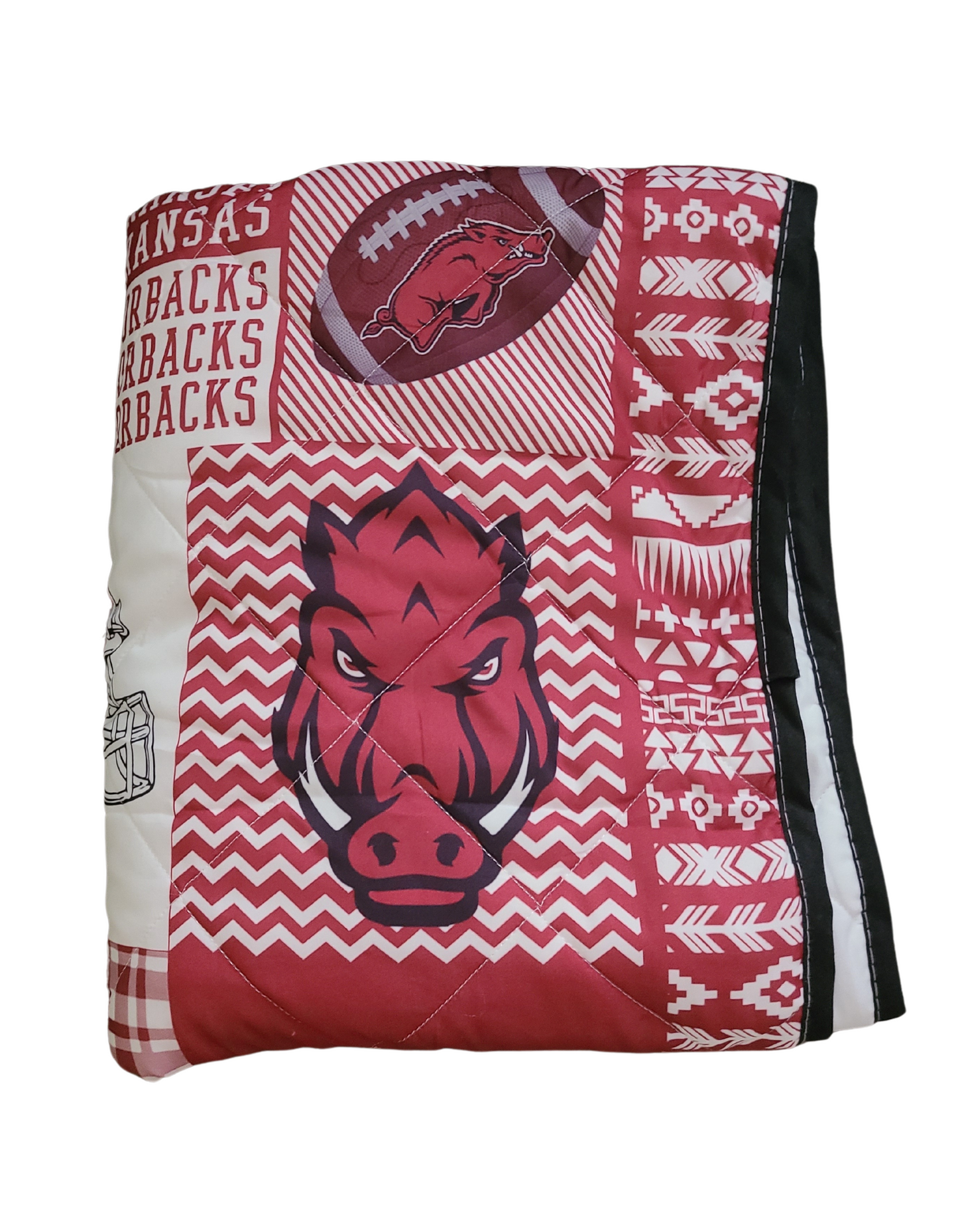 Baby Razorback Football Blanket