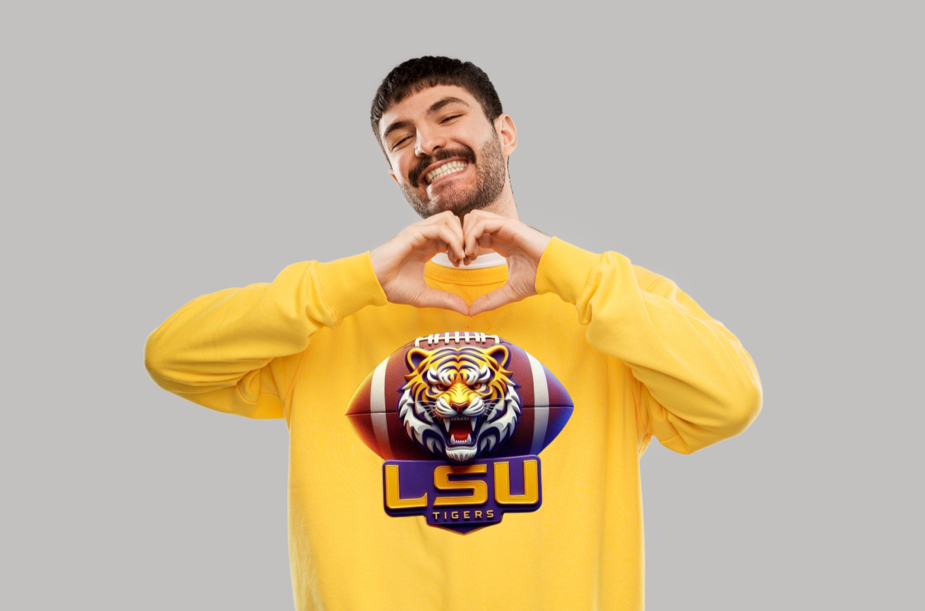 LSU Football Sweatshirt