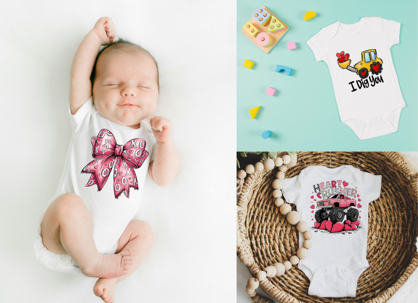 Baby Valentine's Day Onesie