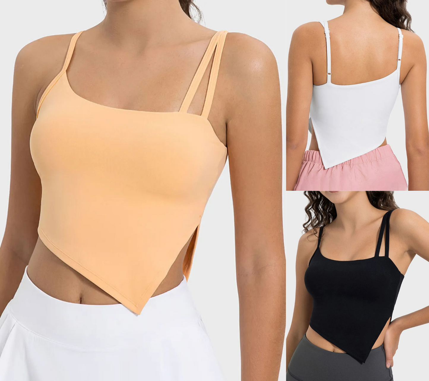 Millennia Asymmetrical Cropped Top