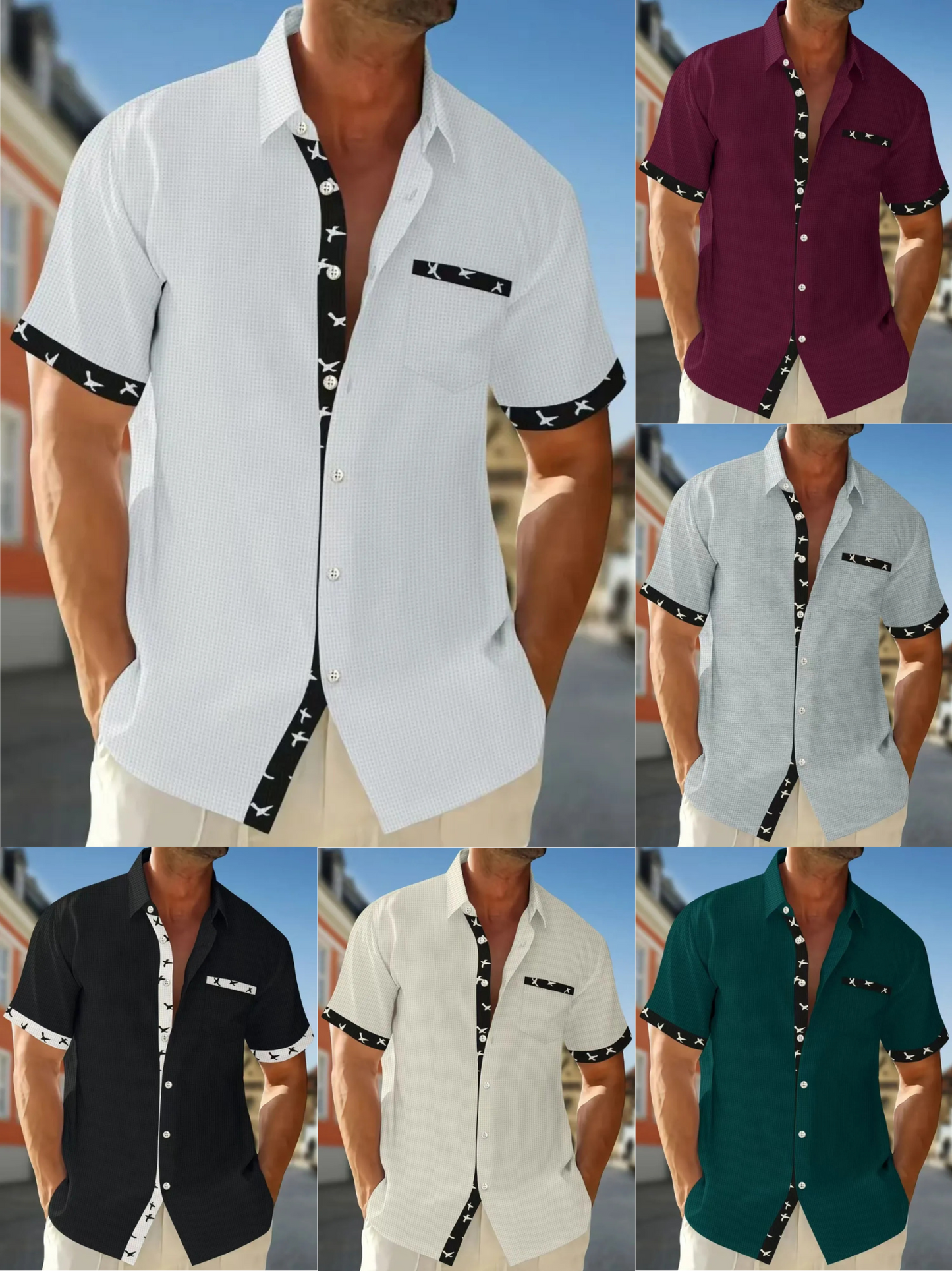 Men's Button Up Pocket Shirt