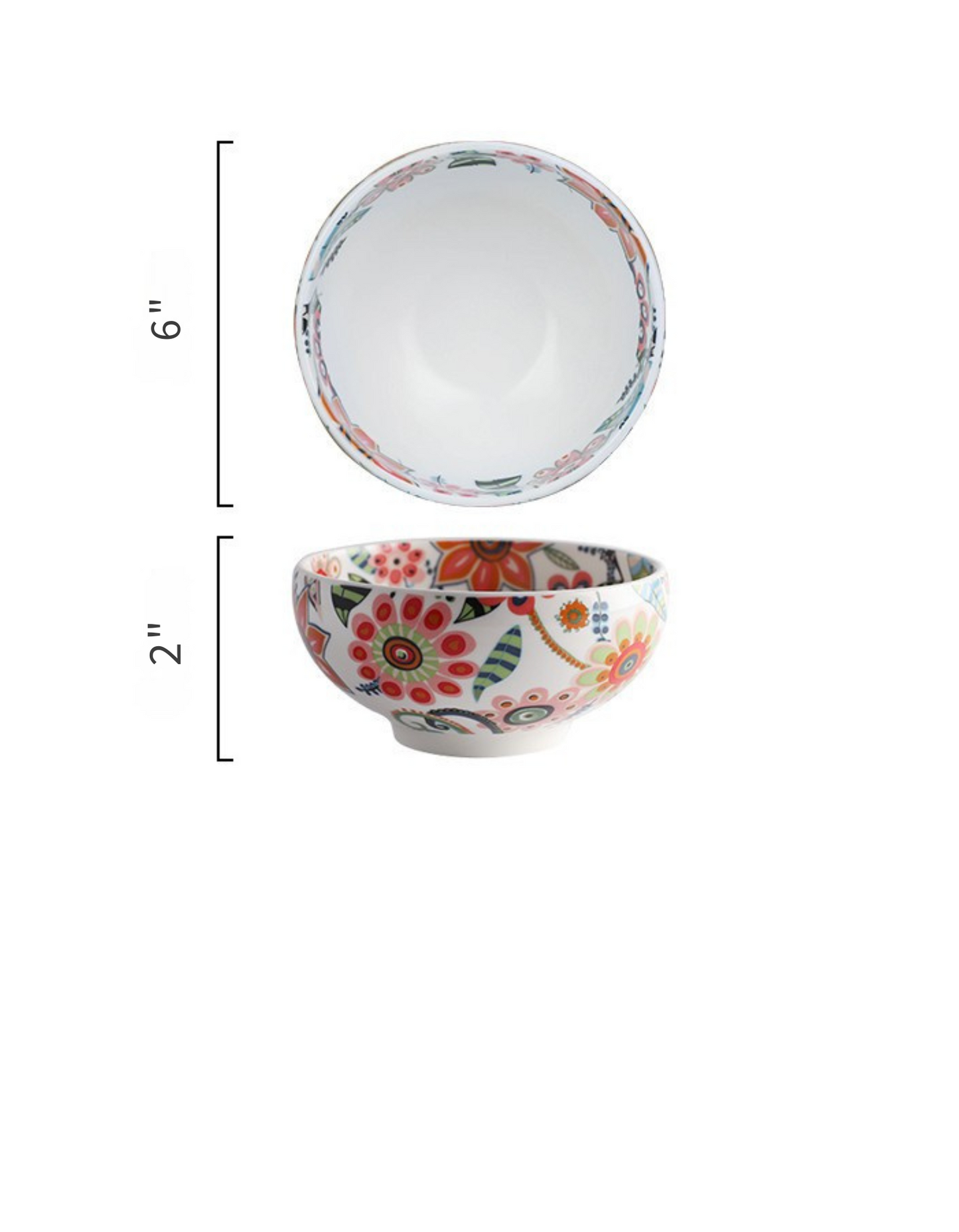 Painted Ceramic Serving Set
