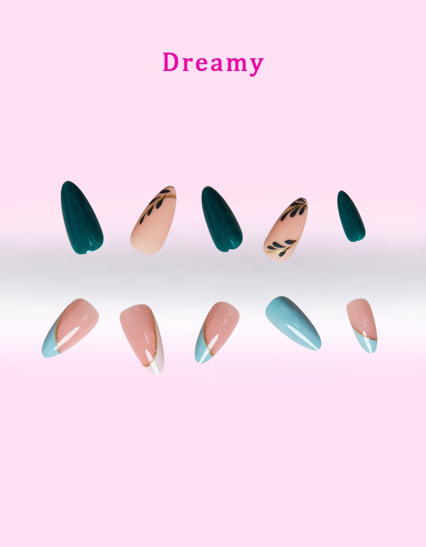So Pink Beauty Coastal Magical Press On Nails