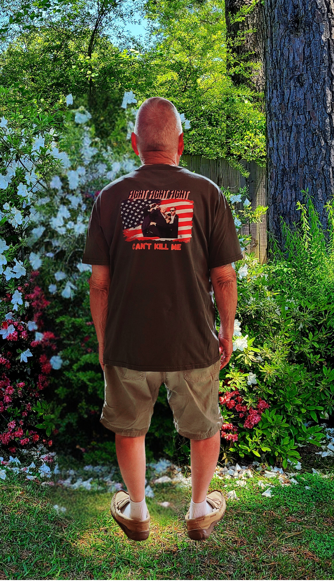 Trump Can't Kill Me Pocket Tee
