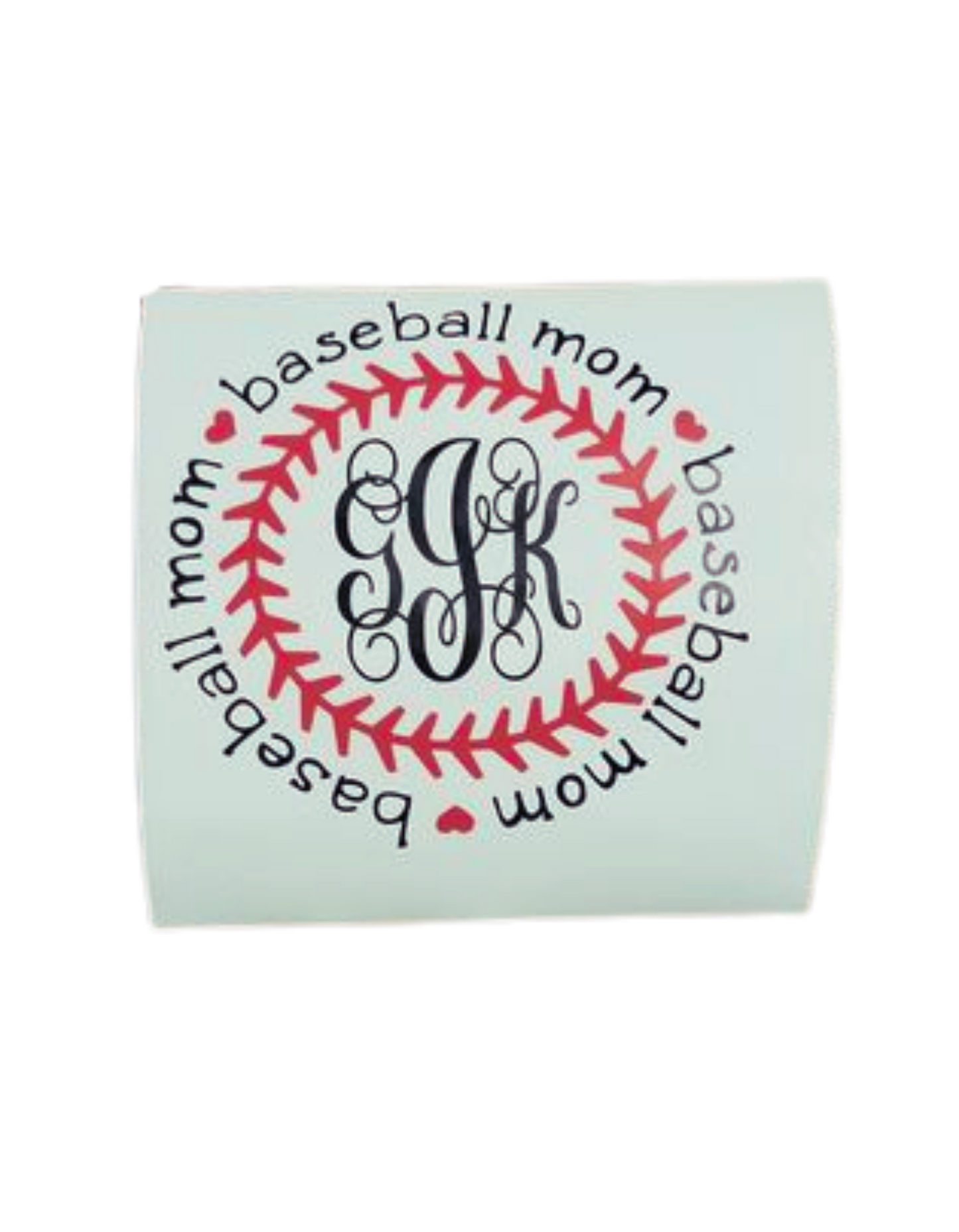 Baseball Mom Initial Decal