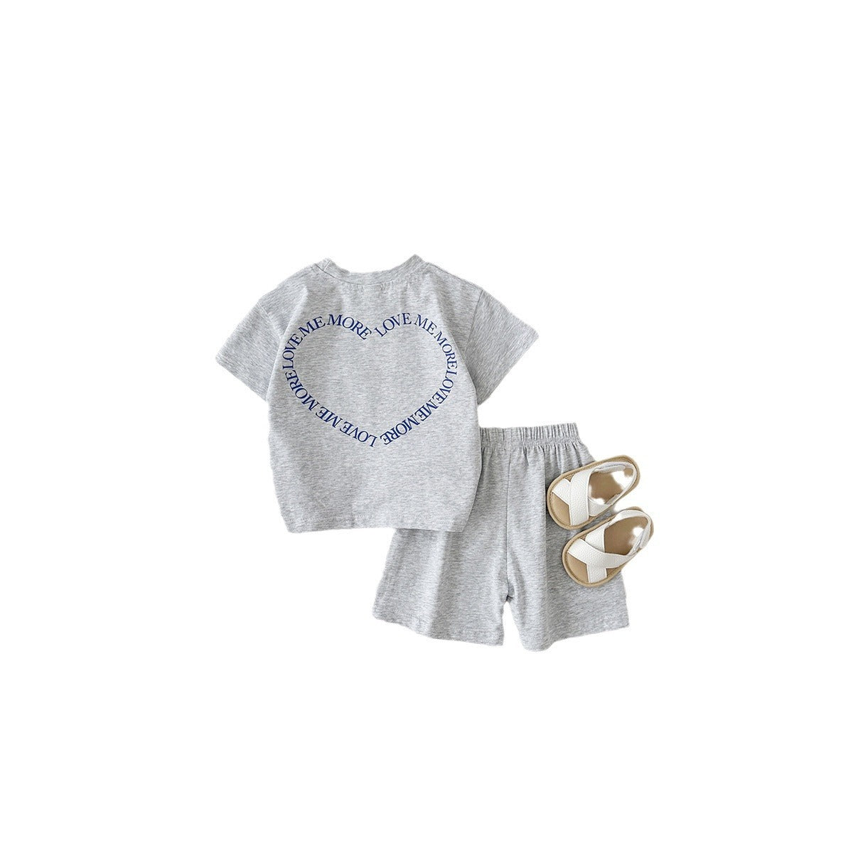 Baby Girl's Love Me More Outfit 2pcs set