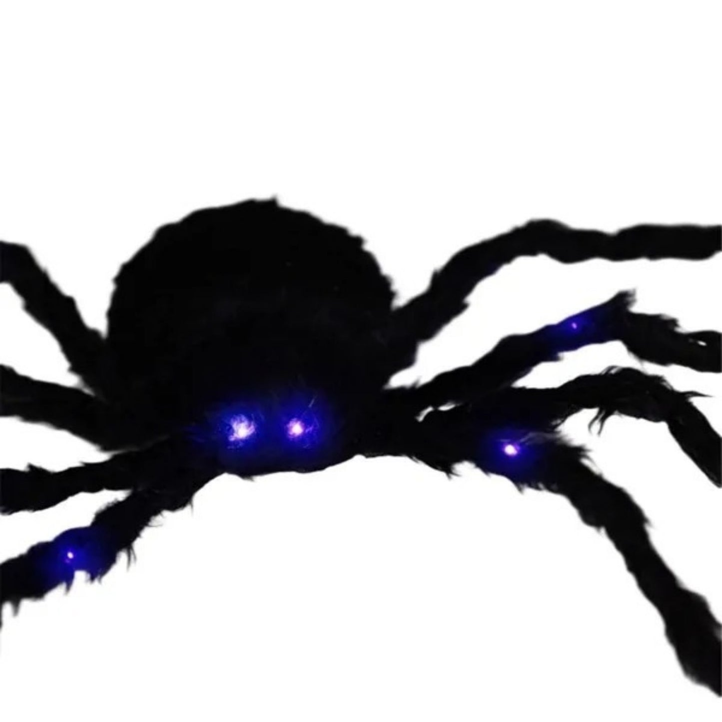 Lighted Black Spider Decor