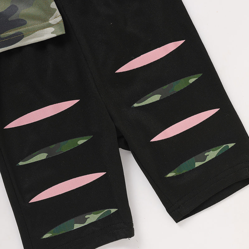 Girl's Daddy's Girl Camo Outfit