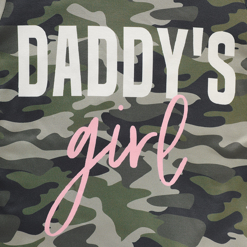 Girl's Daddy's Girl Camo Outfit