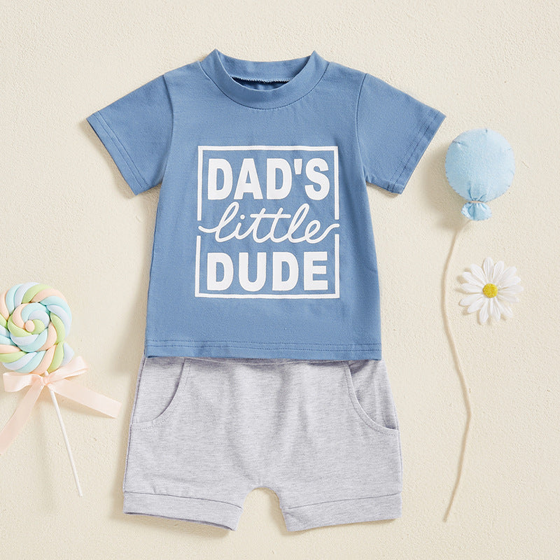 Dad's Little Dude Outfit 2pcs set