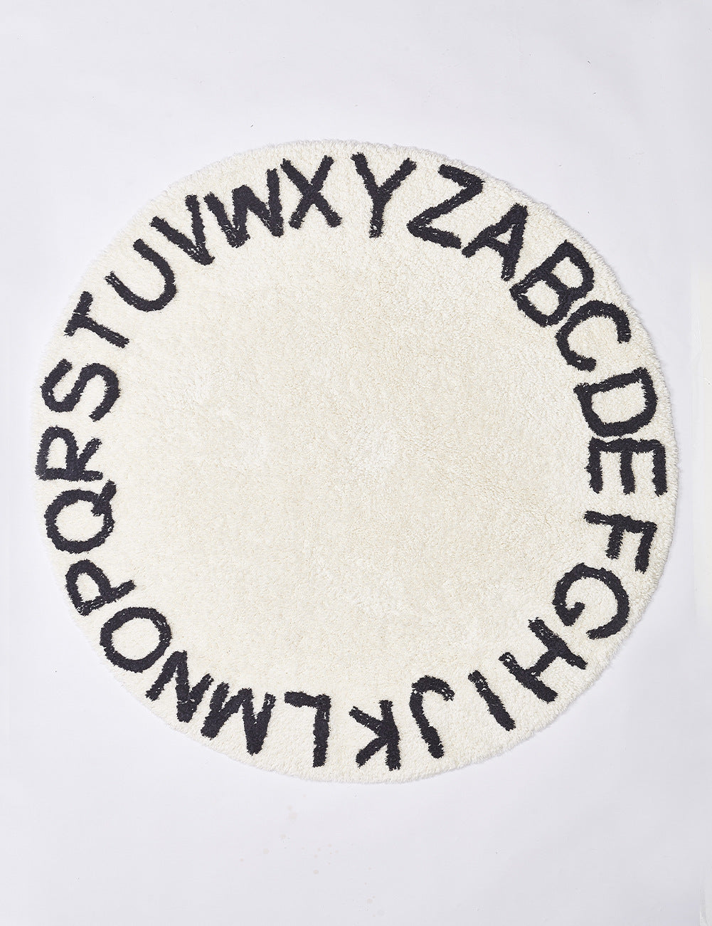 Children's Round Alphabet Rug