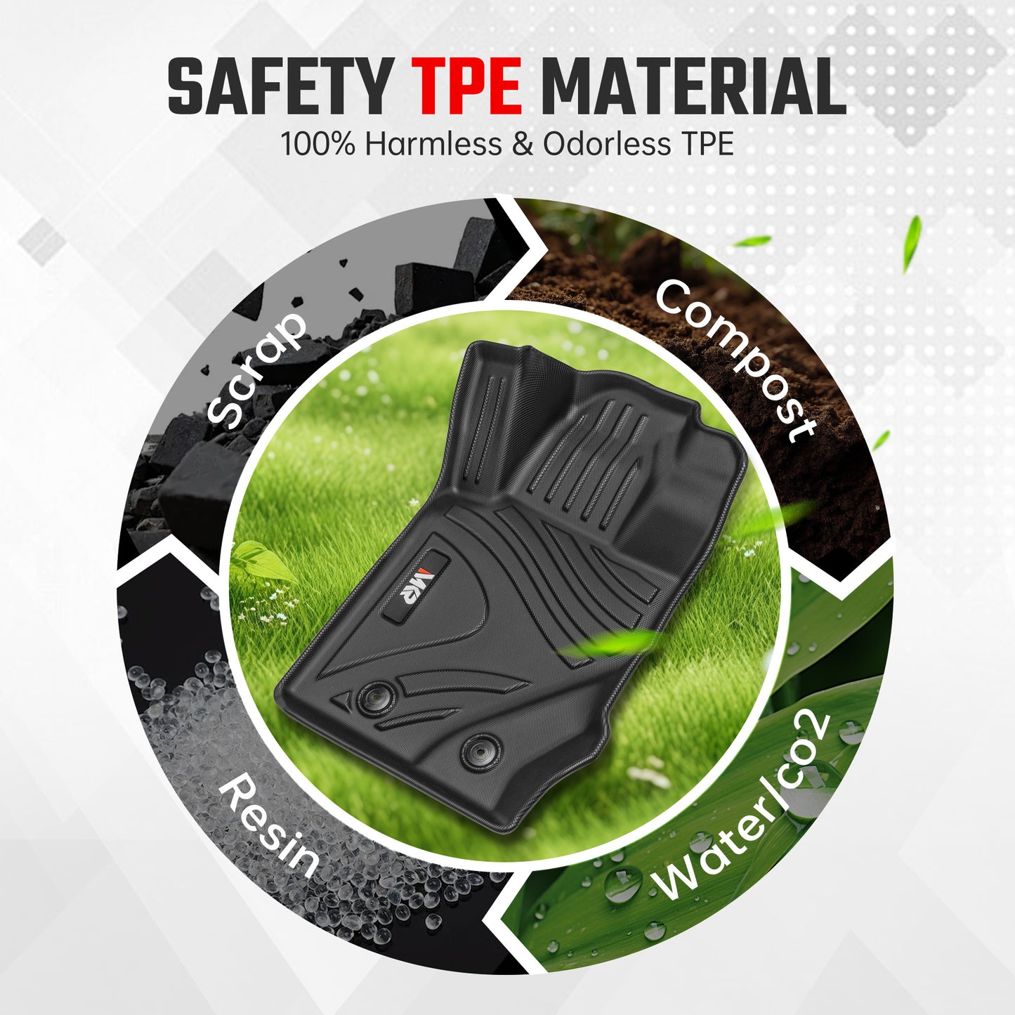 2021-2023 Ford Bronco MKR All-Weather Floor Mats