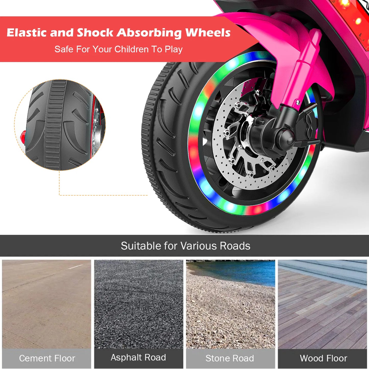 Children's 12V Electric Motorcycle