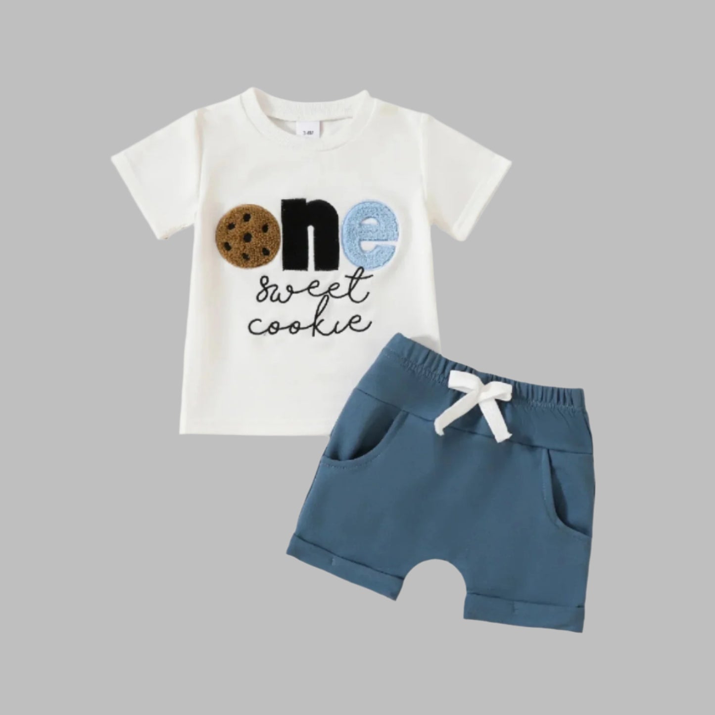 Baby's One Sweet Cookie 1st Birthday Outfit 2pcs set