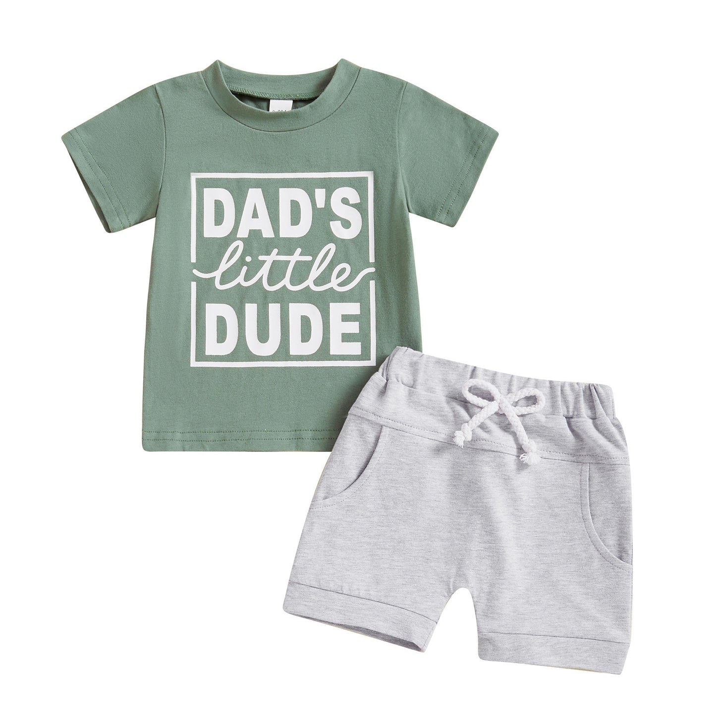 Dad's Little Dude Outfit 2pcs set