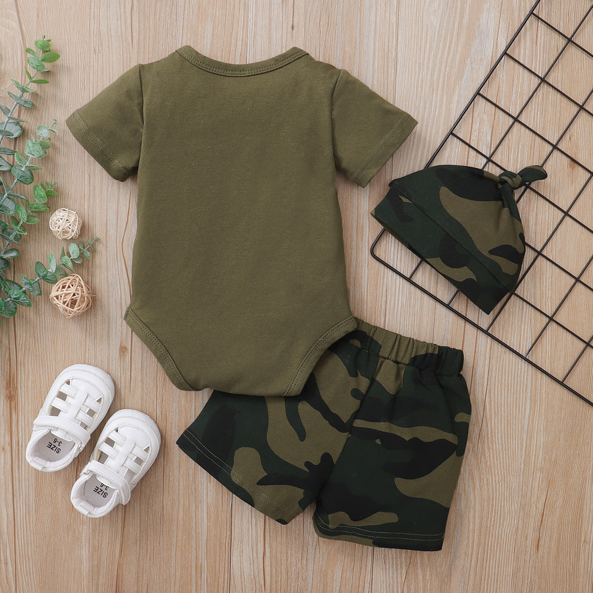 Mama's Boy Camo Outfit 3pcs set