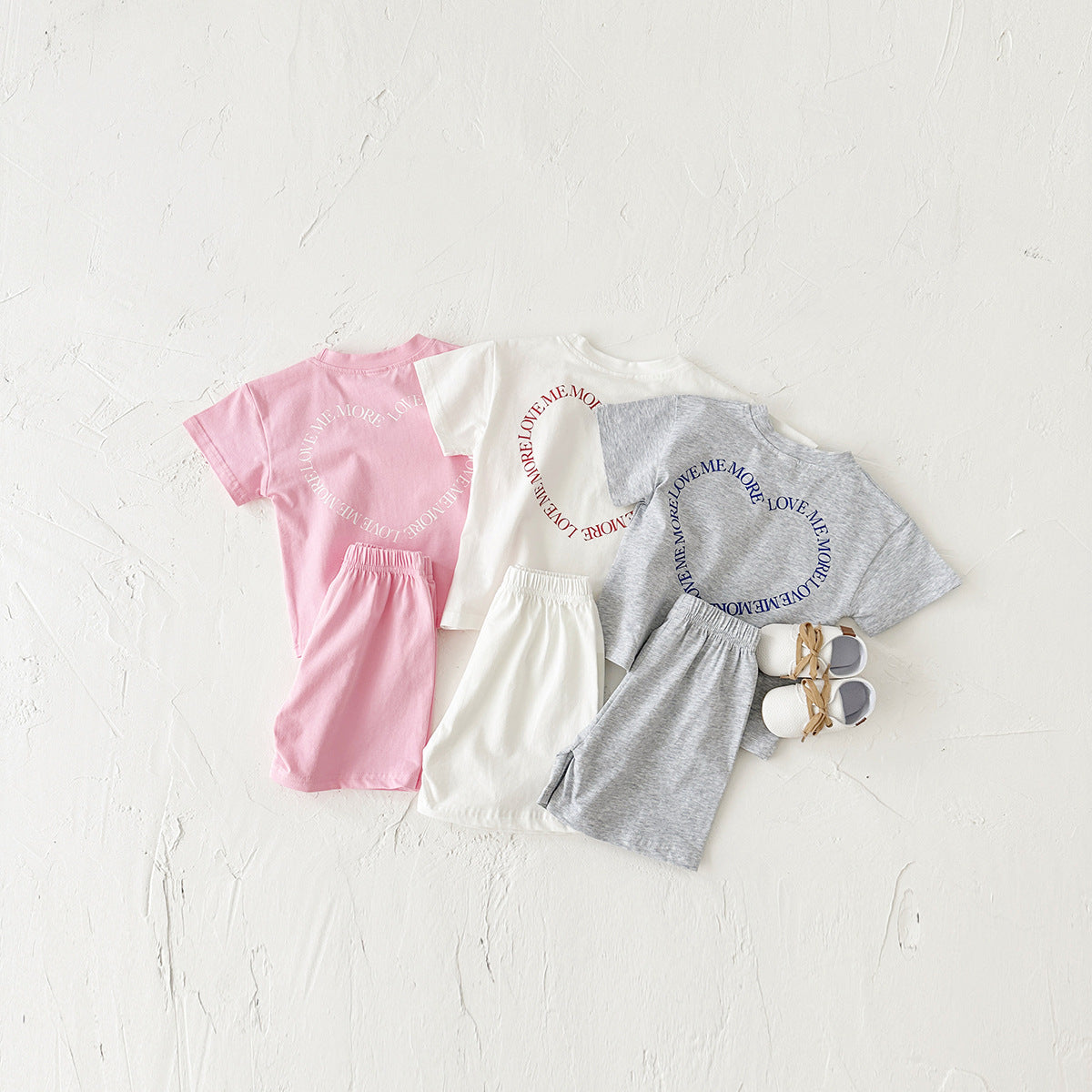 Baby Girl's Love Me More Outfit 2pcs set