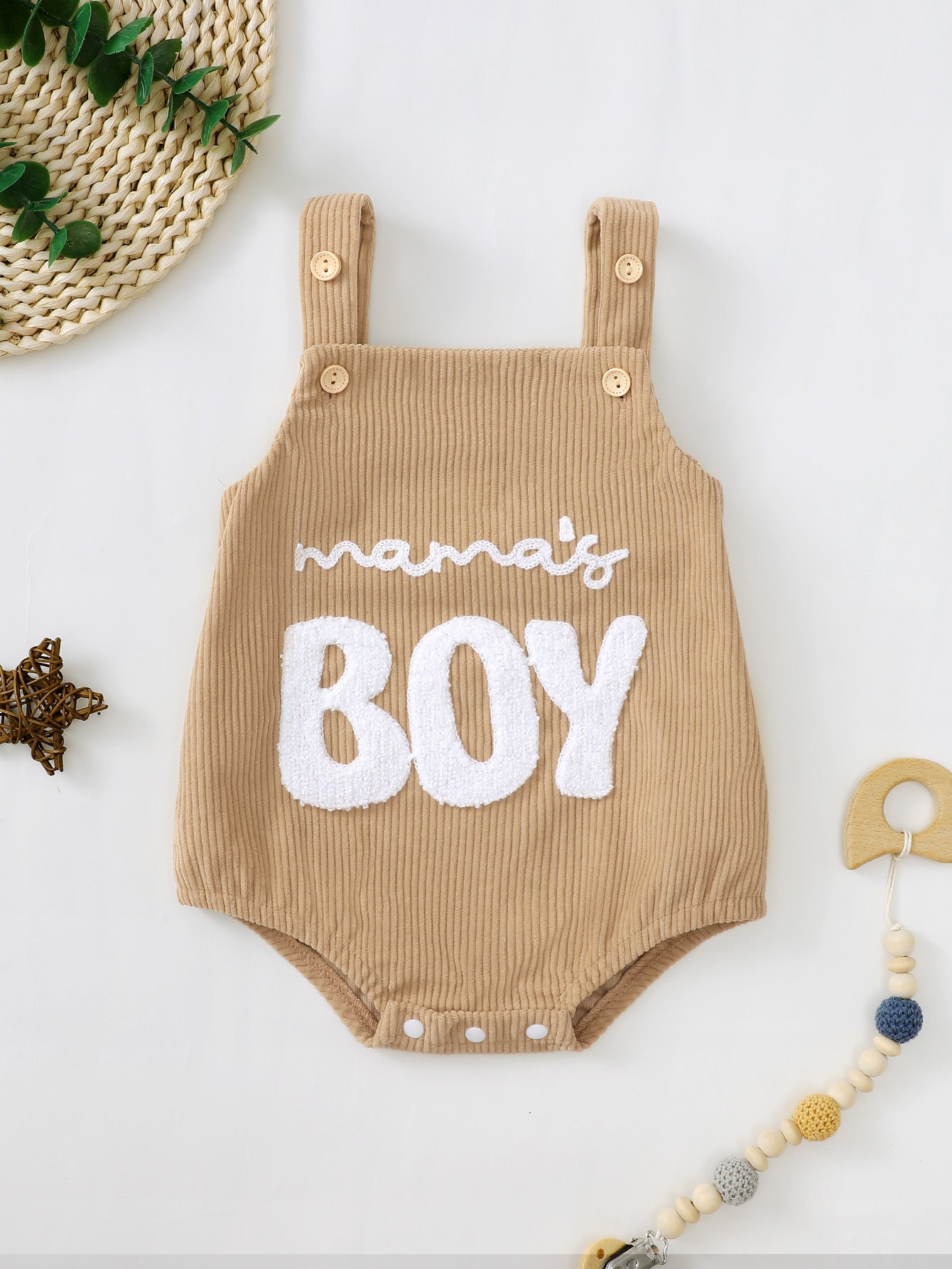 Baby Mama's Boy Overall Onesie