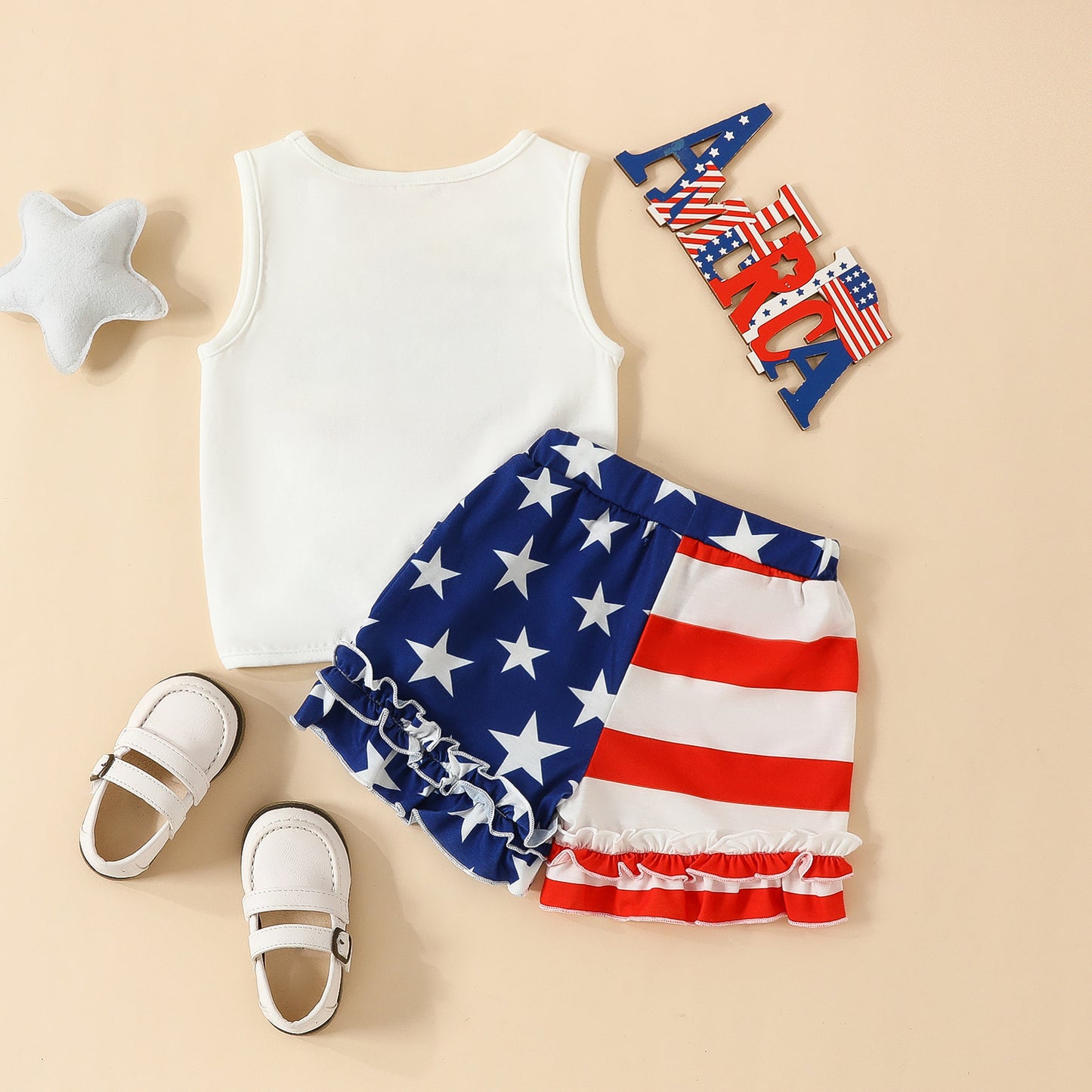 Girl's American Heart Outfit