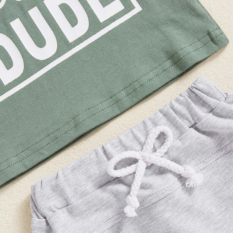 Dad's Little Dude Outfit 2pcs set