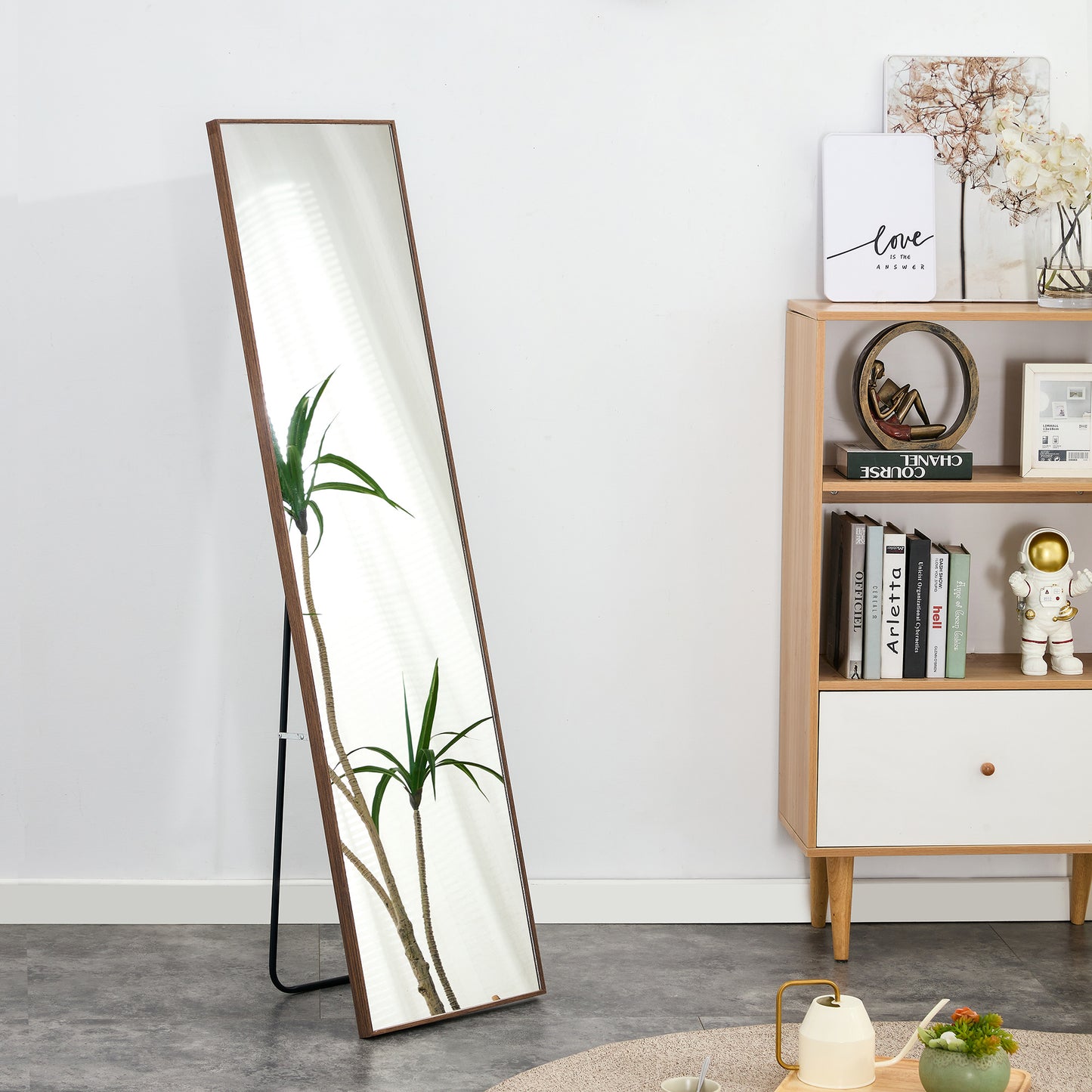 Brown Full-Length Mirror