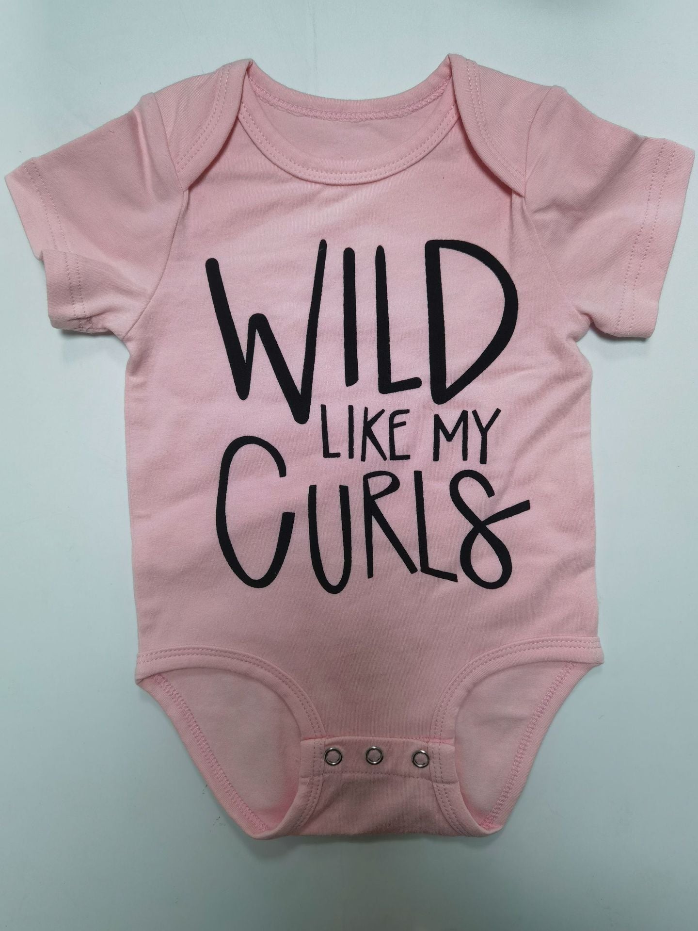Baby Wild Like My Curls Onesie