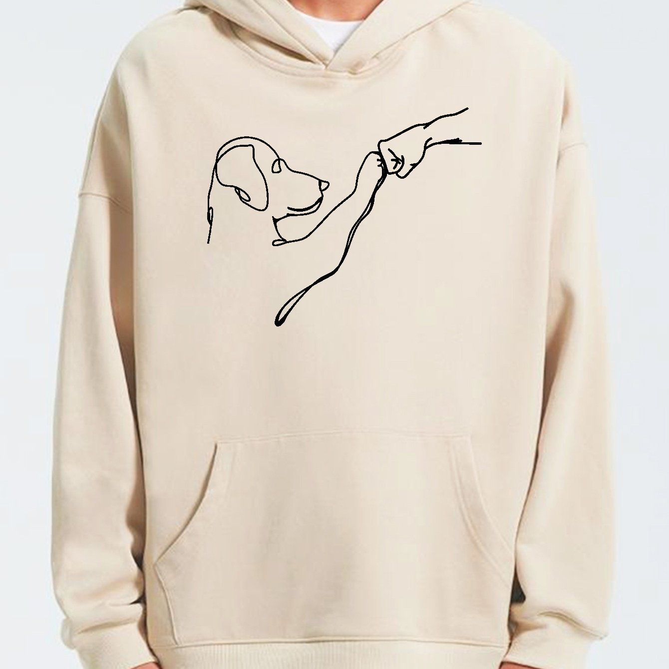 Men's Dog Fist Bump Hoodie