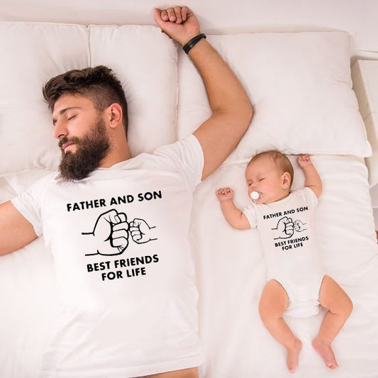Matching Father And Son Best Friends For Life T-Shirt & Onesie