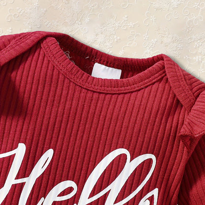 Baby Girl's Hello I'm New Here Outfit