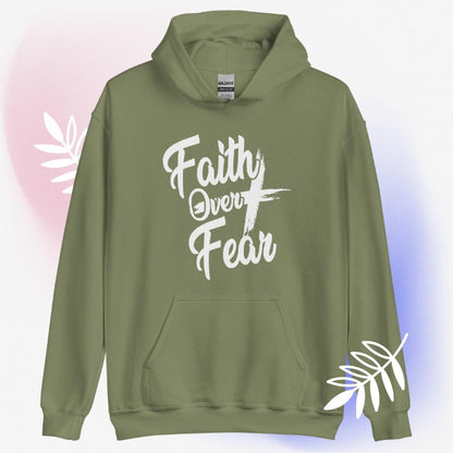 Christian Faith Over Fear Hoodie