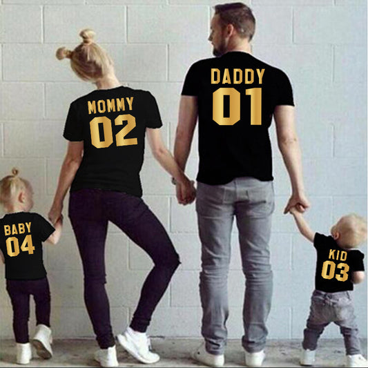 Matching Baseball Family T-Shirts