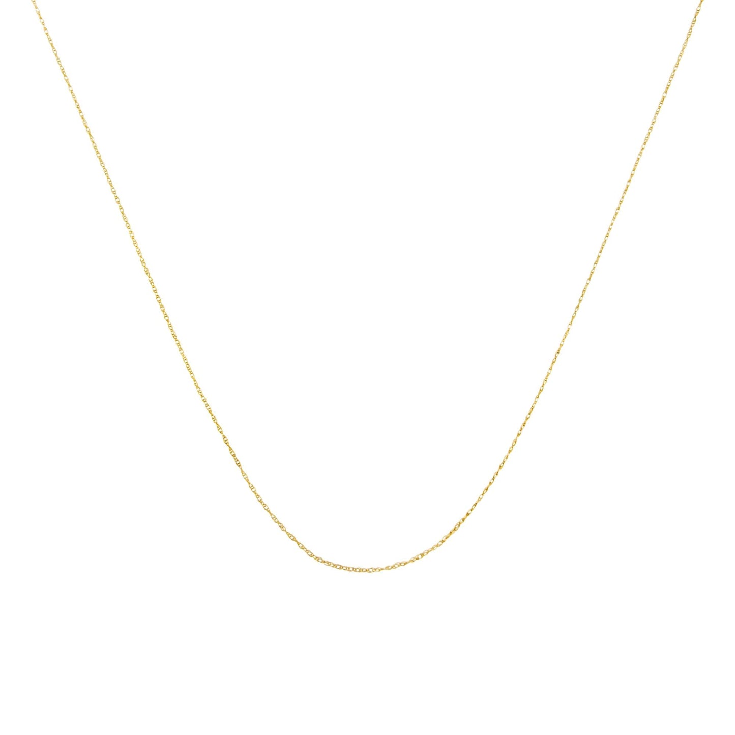 10K Rope Chain Necklace
