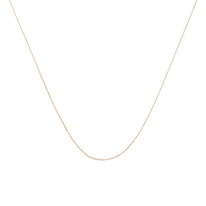 10K Rope Chain Necklace