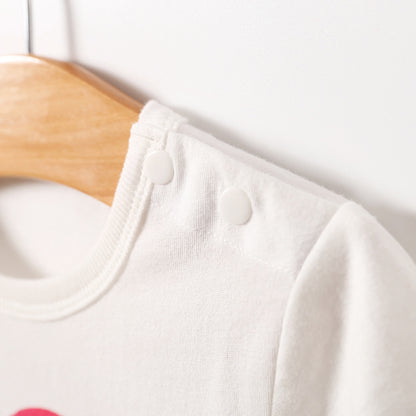 I Heart Mom/Dad Short sleeve onesie