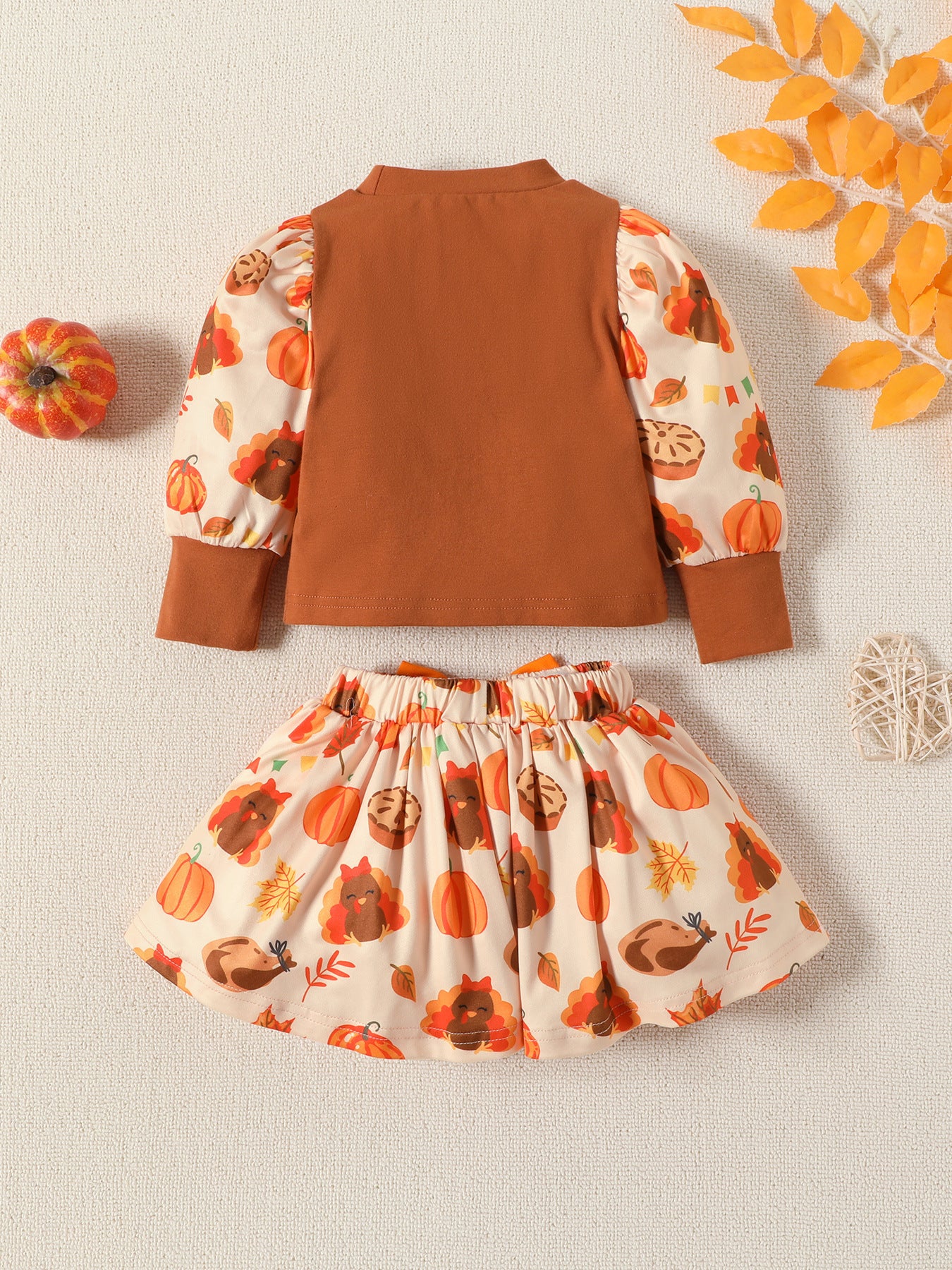 Baby Girl's Turkey Outfit