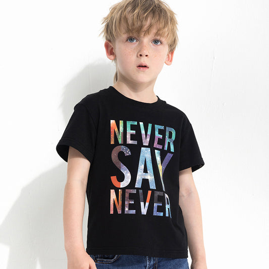 Boy's Never Say Never T-Shirt