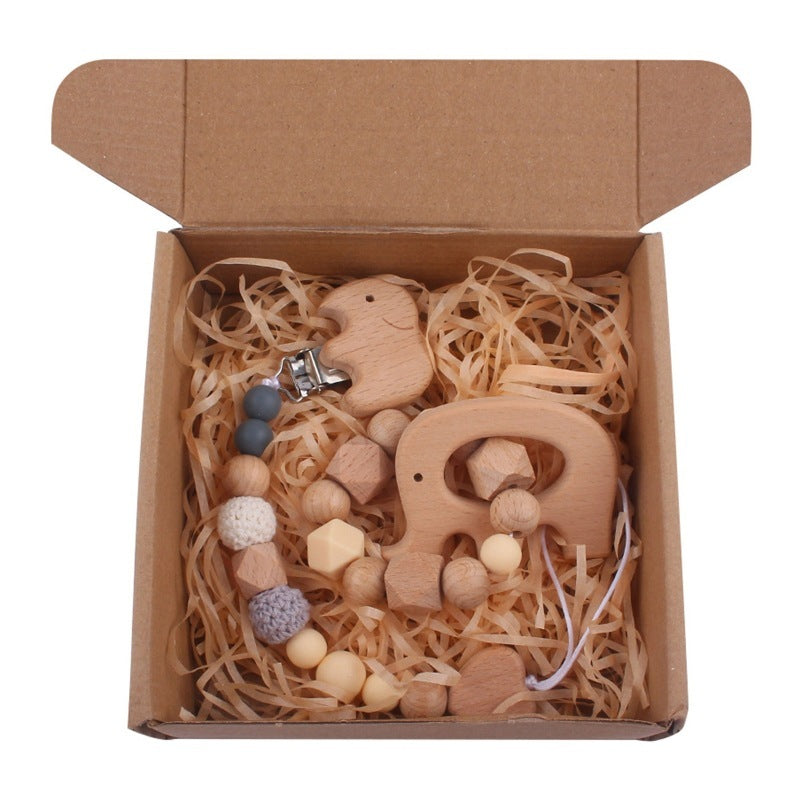 Baby Muslin Wooden Gift Sets