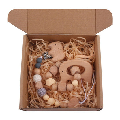 Baby Muslin Wooden Gift Sets
