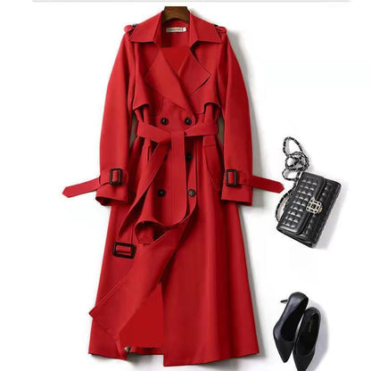 Women's Double-Breasted Trench Coat